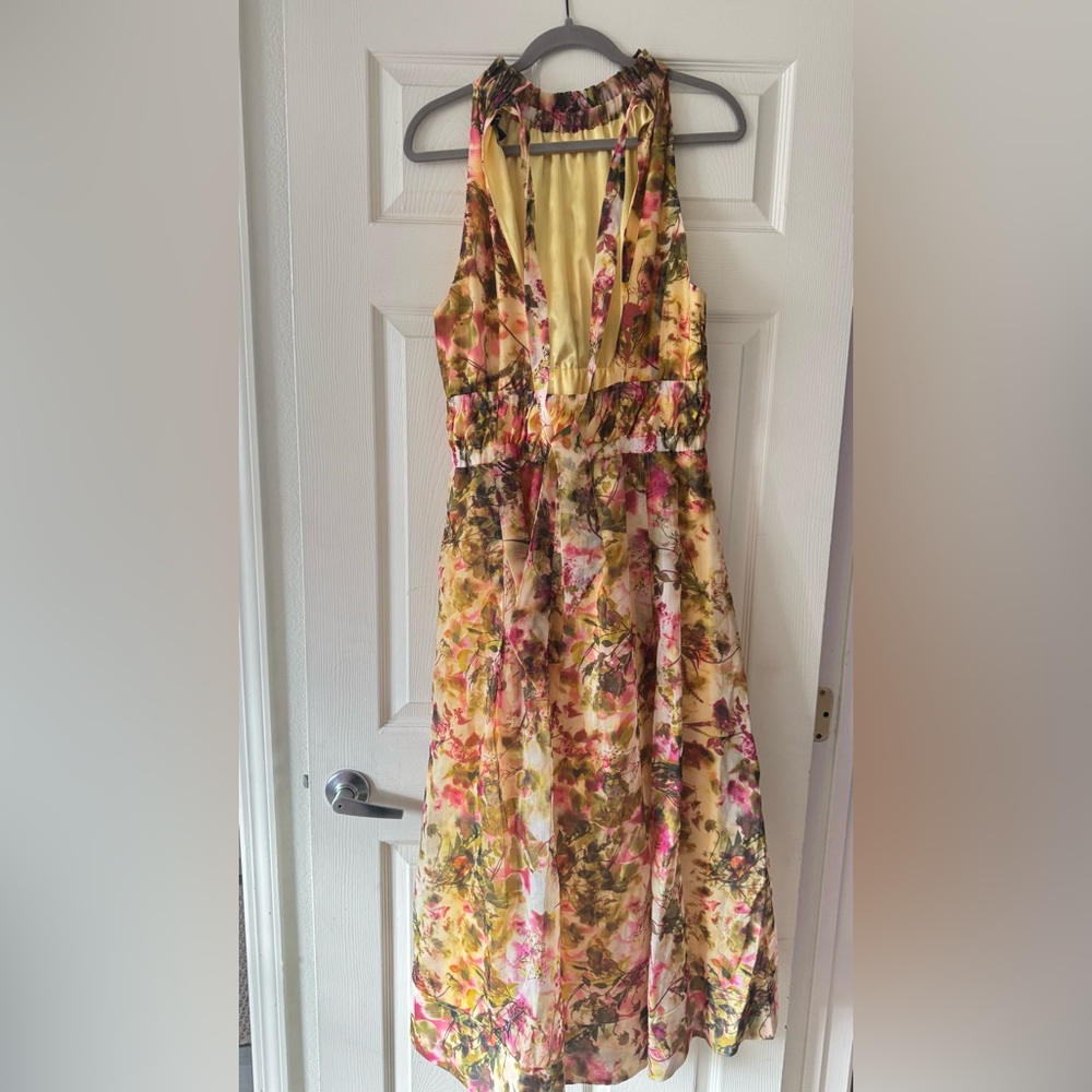 Karen Millen Yellow Floral Dress - Picture 9 of 12